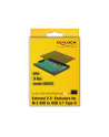 DeLOCK external 2.5 ''enclosure for M.2 NVMe PCIe SSD, drive enclosure (black, with USB 3.1 Gen 2 USB Type-C) - nr 14