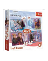 trefl Puzzle 4w1 Podróż w nieznane/ Disney Frozen2 34323 - nr 2