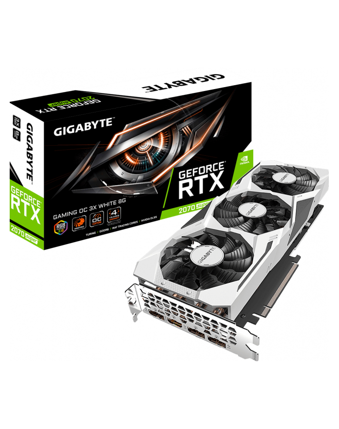 gigabyte Karta graficzna GeForce RTX 2070 SUPER GAMING OC WHITE 8GB 256bit główny