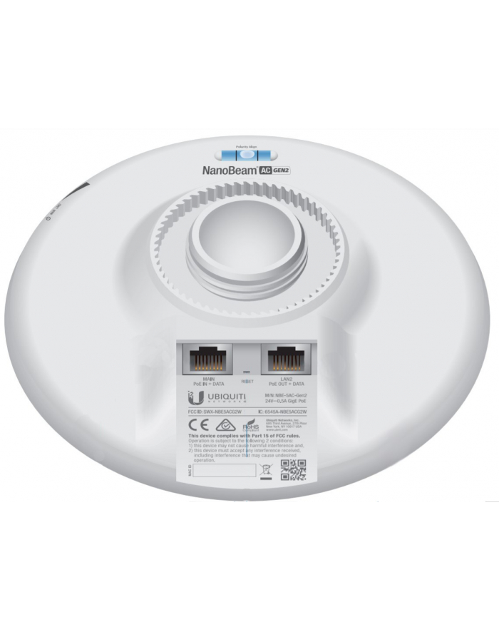 ubiquiti Mostek sygnału NanoBeam 5AC 5GHz NBE-5AC-Gen2 główny