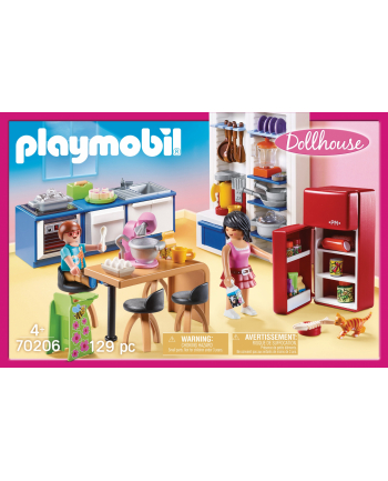 PLAYMOBIL 70,206 family kitchen, construction toys