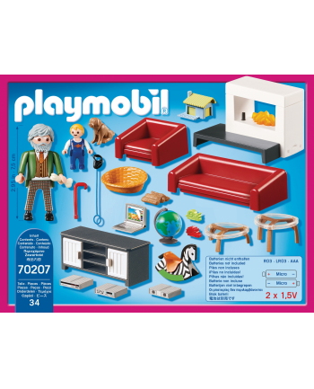 PLAYMOBIL 70207 Cozy living room, construction toys