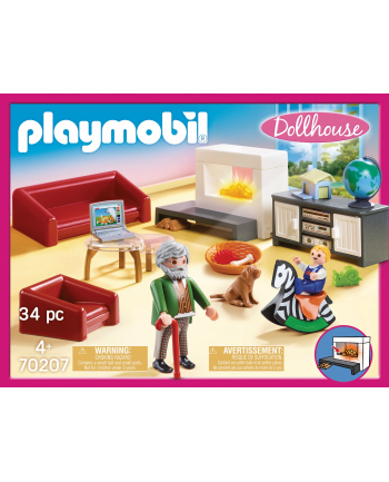 PLAYMOBIL 70207 Cozy living room, construction toys