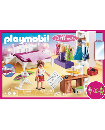PLAYMOBIL 70208 bedroom with nearby corners, construction toys
