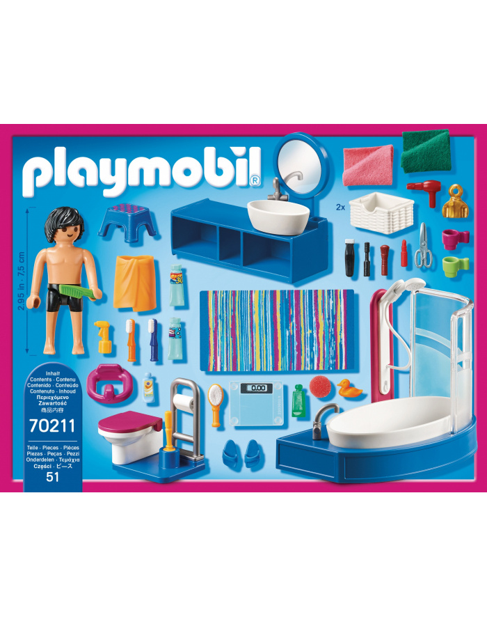 PLAYMOBIL 70211 bathrooms, construction toys główny