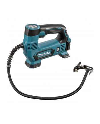Makita cordless compressor MP100DZ, 12V, air pump (blue / black. Up to 8.3 bar, without battery and charger)