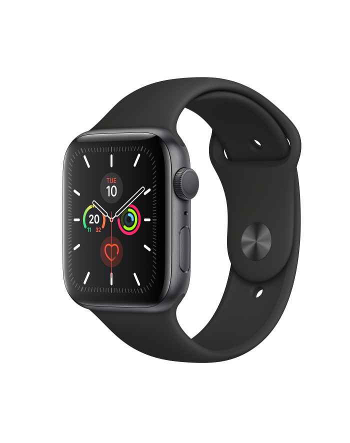 Apple Watch S5 aluminum 44mm grey - Sports Wristband black MWVF2FD / A główny