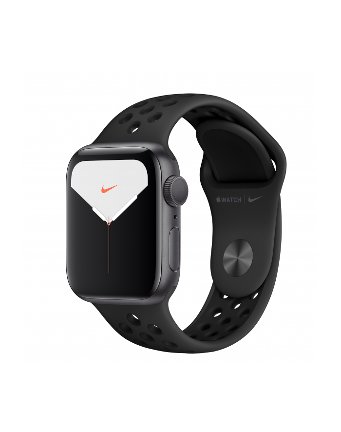 Apple Watch Nike + S5 aluminum 40mm grey - Sports Wristband anthracite / black MX3T2FD / A główny