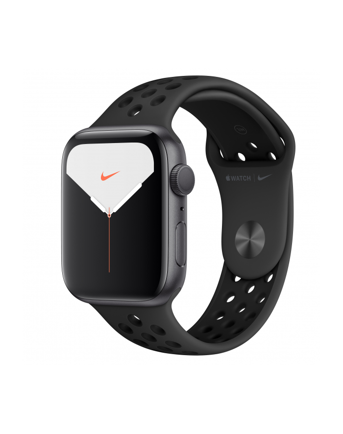 Apple Watch Nike + S5 aluminum 44mm grey - Sports Wristband anthracite / black MX3W2FD / A główny