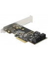 DeLOCK 5P SATA PCIe x4 - Low Profile - nr 12