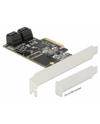 DeLOCK 5P SATA PCIe x4 - Low Profile