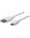 Manhattan Kabel Hi-Speed USB 2.0 A - Micro-B M/M 1,8m biały - nr 5