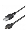 OCU0057-100 USB connection cable, USB A - Micro USB B, 1m, CU, AWG28, 2x shielded, M/M, UL, black - nr 2
