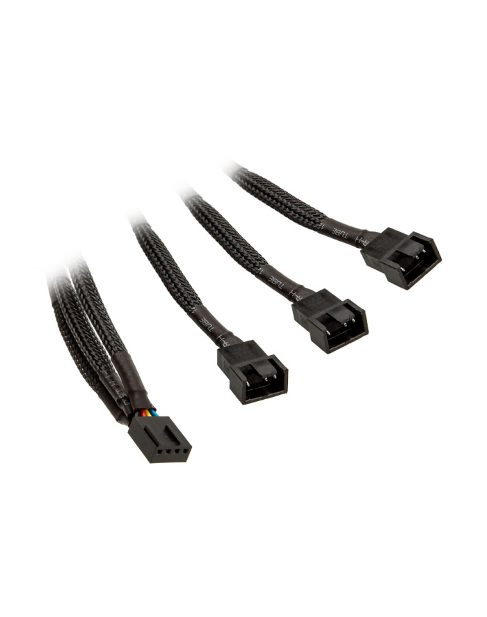 EKWB 3x splitter cable for 4 Pin PWM fan, 10cm, Y-cable (black) główny