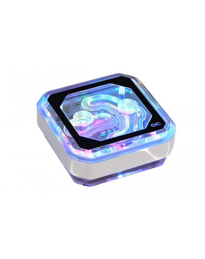 Alphacools ice block XPX Aurora Plexi Chrome, CPU cooler (transparent) główny