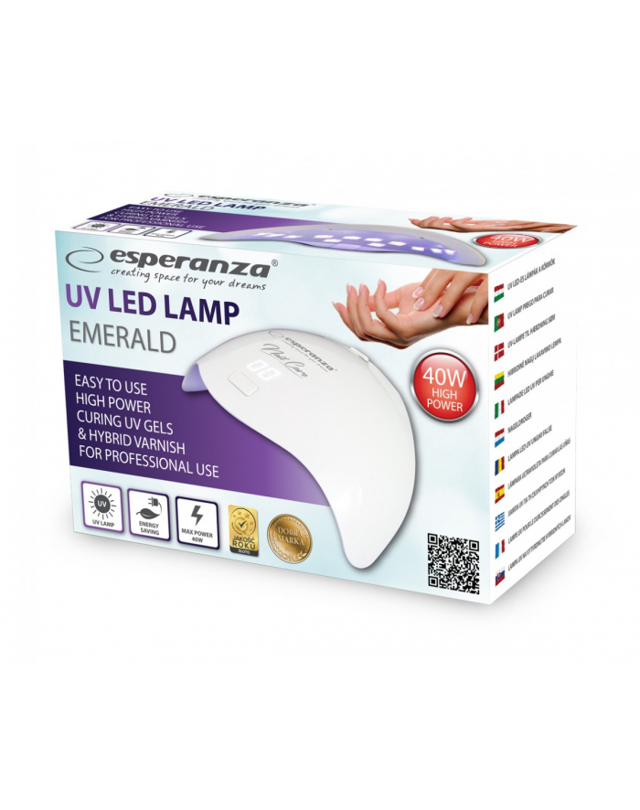esperanza Lampa UV LED lakier hybrydowy 40W Amber główny