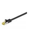 Cable  RJ45 S/FTP m. CAT7 Rohkabel 1,5m, black (PiMF) up to 600 MHz - nr 1