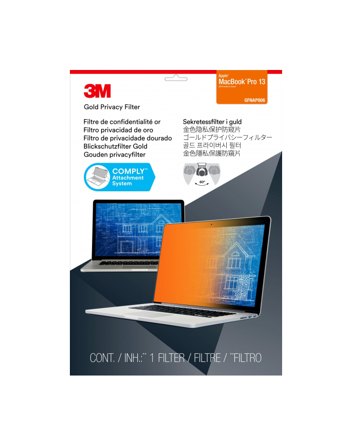 3M Privacy Filter Gold (MacBook Pro 13 (model 2016 or newer)) główny