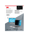 3M Privacy Filters touchscreen (touch laptops with 12.5 Widescreen - Standard size) - nr 3