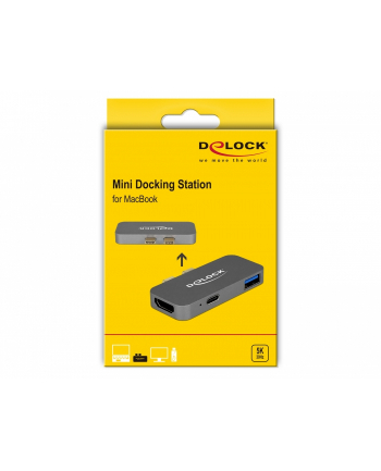 DeLOCK mini docking station f. MacBook 5K