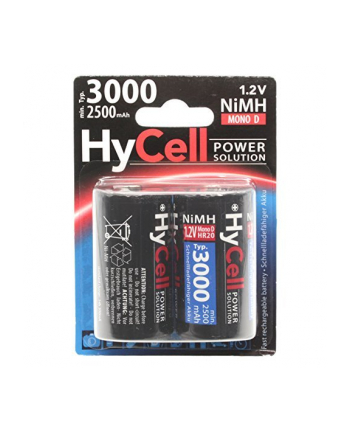 HyCell Battery Mono D Type 3000 mAh 1.2V 2er - nickel nr 1