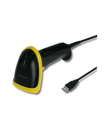 qoltec Czytnik kodów kreskowych 1D | USB