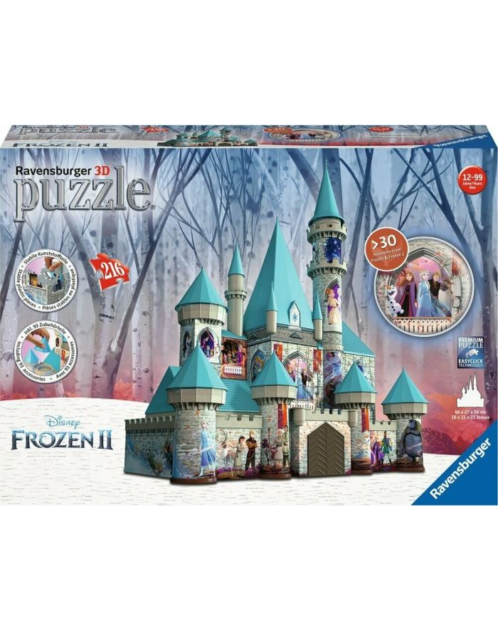 ravensburger Puzzle 3D 216el Zamek Frozen 2 111565 główny