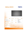 nec Monitor MultiSync UN552VS 55 500cd/m2 1920x1080 24/7 S-IPS - nr 7