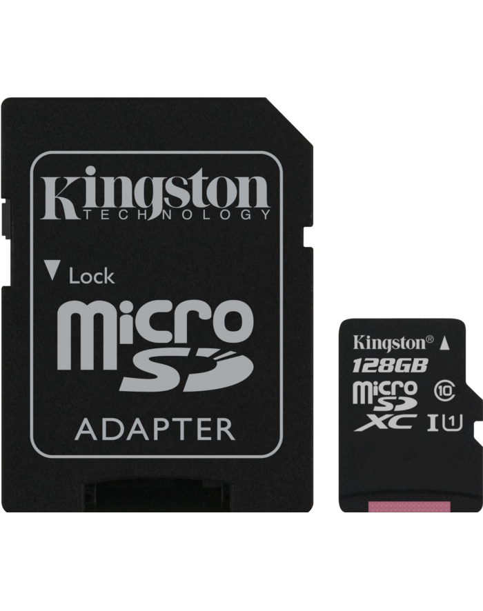 kingston Karta pamięci microSD 128GB Canvas Select Plus 100MB/s główny