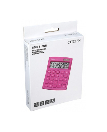 pbs connect Kalkulator CITIZEN SDC-810NRPKE 10 cyfr 127x105mm różowy