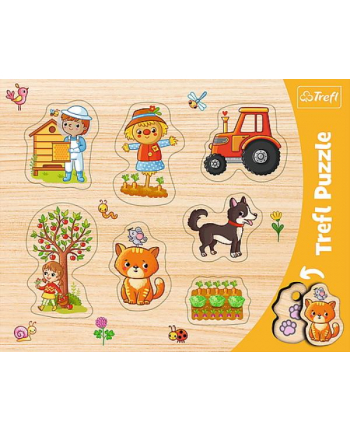 Puzzle Ramkowe układanki kształtowe - Wieś 31306 Trefl nr 2