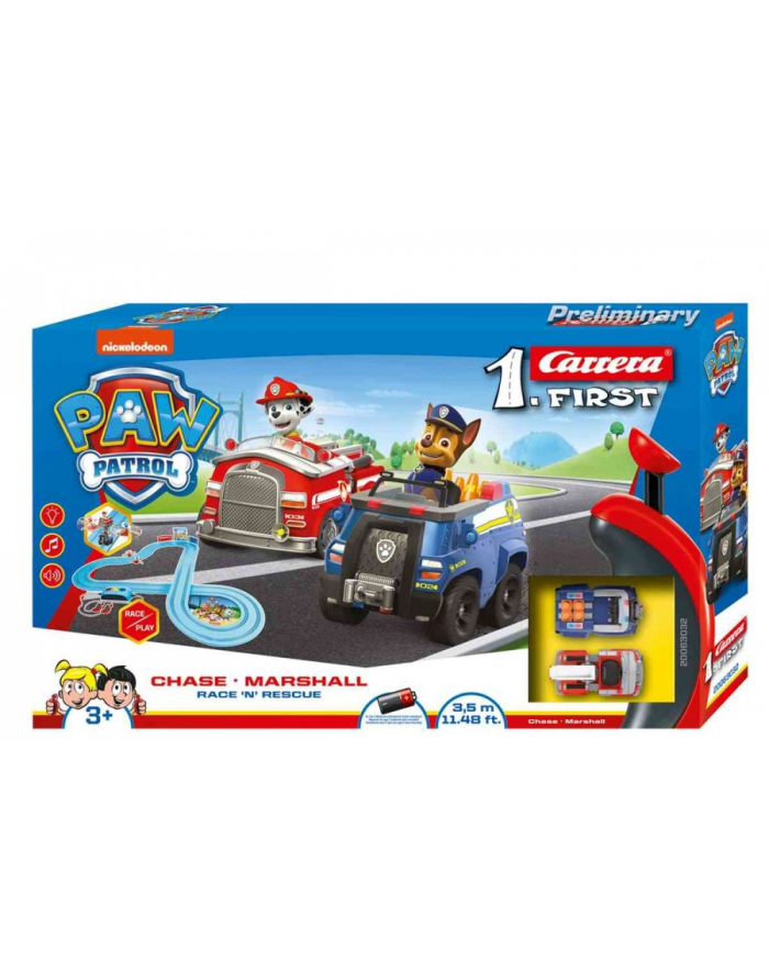 carrera toys Tor First PAW PATROL Chase i Marshall Race n Rescue 63032 Carrera główny