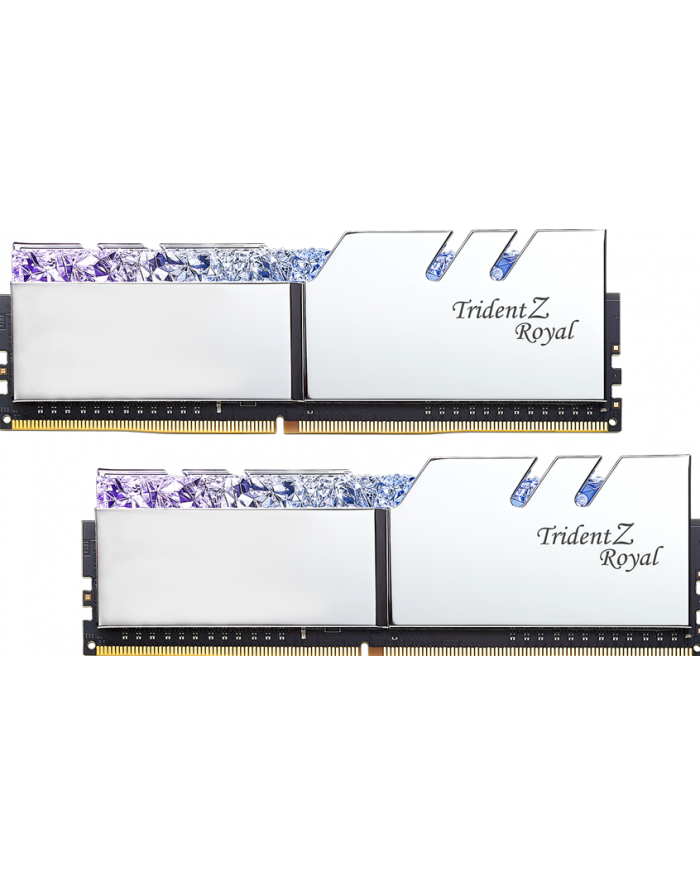 g.skill Pamięć do PC - DDR4 32GB (2x16GB) TridentZ Royal RGB 3200MHz CL14-14-14 XMP2 Silver główny