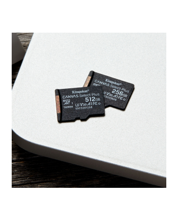 kingston Karta pamięci microSD 256GB Canvas Select Plus 100/85MB/s Adapter
