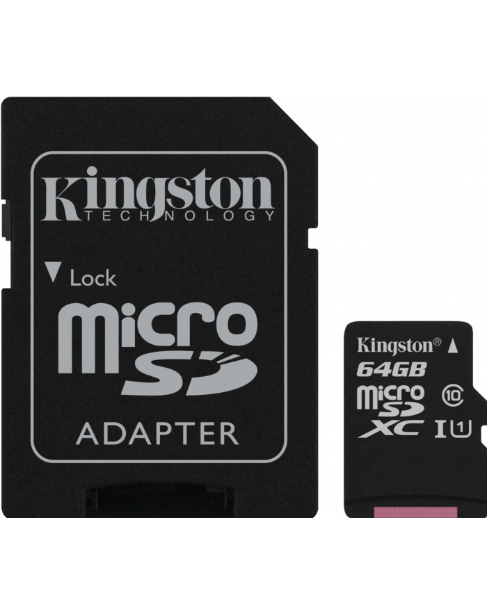 kingston Karta pamięci microSD  64GB Canvas Select Plus 100MB/s główny