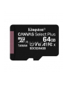 kingston Karta pamięci microSD  64GB Canvas Select Plus 100MB/s - nr 29