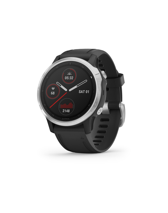 Zegarek sportowy Garmin Fenix 6S 010-02159-01 (kolor srebrny) główny