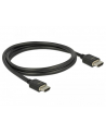 Kabel DELOCK 85293 (HDMI M - HDMI M; 1m; kolor czarny) - nr 1