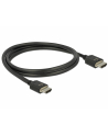 Kabel DELOCK 85293 (HDMI M - HDMI M; 1m; kolor czarny) - nr 6