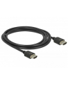 Kabel DELOCK 85294 (HDMI M - HDMI M; 2m; kolor czarny) - nr 1