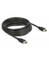 Kabel DELOCK 85296 (HDMI M - HDMI M; 5m; kolor czarny) - nr 2