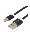 Kabel zasilający everActive CBS-1IB (USB - Lightning ; 1m; kolor czarny) - nr 1