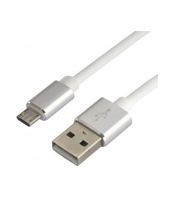 Kabel zasilający everActive CBS-1MW (USB - Micro USB ; 1m; kolor biały)
