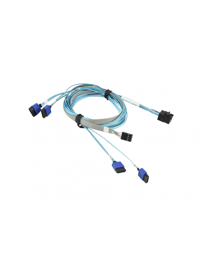 Kabel Supermicro CBL-SAST-0699 (Mini SAS HD F - SATA x 4 F; 0 75m  0 9m) główny