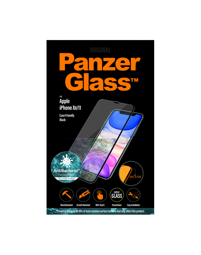 Szkło ochronne hartowane PanzerGlass 2665 (do iPhone XR  iPhone 11) główny