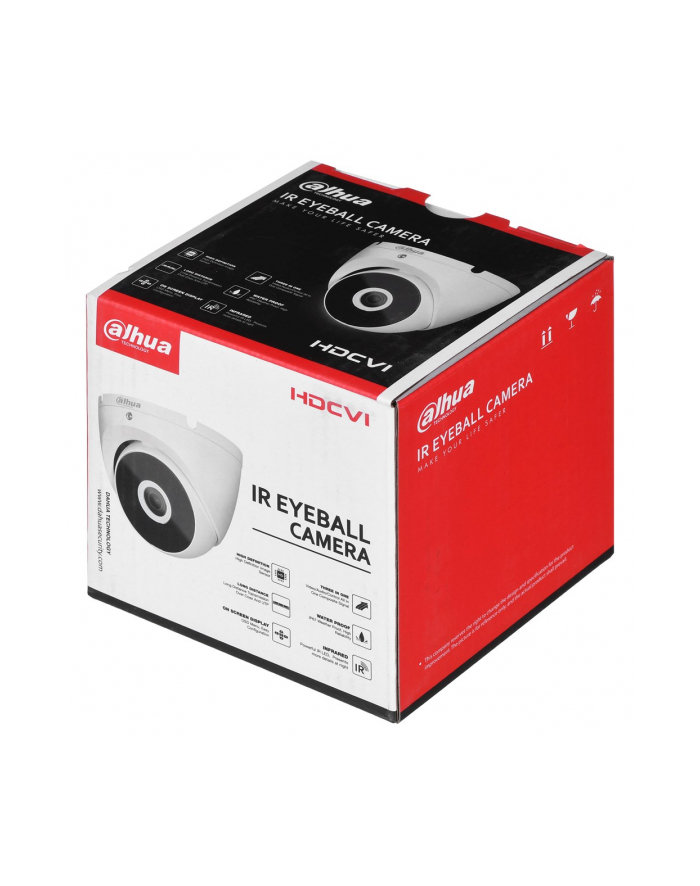 Kamera HD-CVI DAHUA HAC-T2A21-0280B 28mm 2Mpix (2 8 mm; 1280x720  960x576  FullHD 1920x1080; Kopuła) główny