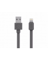 Kabel allocacoc USBcable Lightning Flat 10451GY/LGHTBC (USB 20 typu A - Lightning ; kolor szary) - nr 1