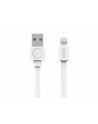 Kabel allocacoc USBcable Lightning Flat 10451WT/LGHTBC (USB 20 typu A - Lightning ; kolor biały) - nr 1