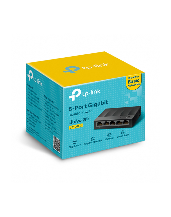 Switch TP-LINK LS1005G (5x 10/100/1000Mbps) główny