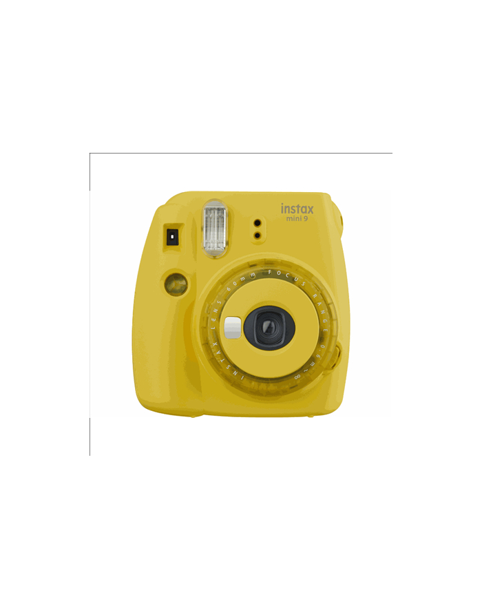 Fujifilm Instax Mini 9 Camera Clear Yellow + Instax mini glossy (10) główny
